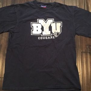 BYU Cougars T Shirt- Champion